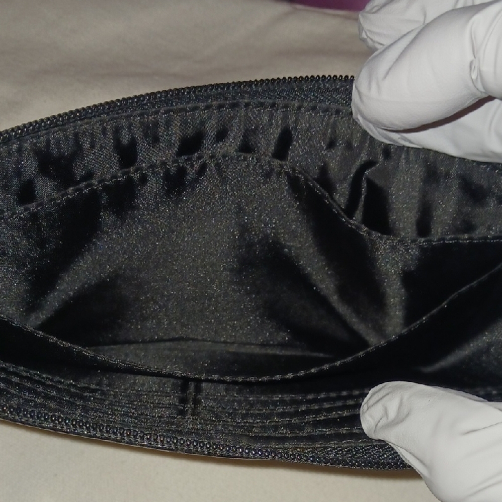 Coach Black Patterned Wristlet - image 5